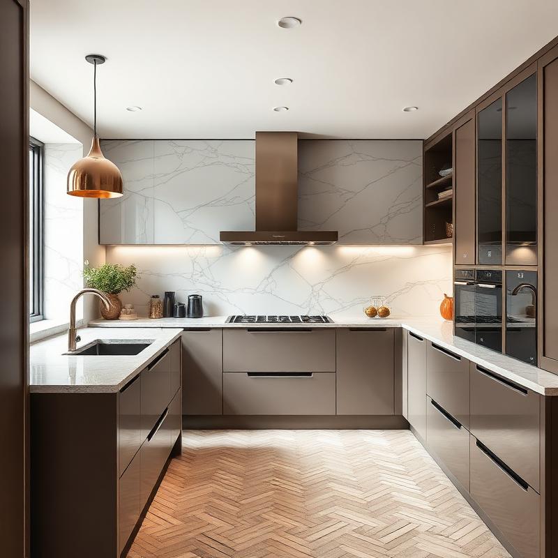 High-end kitchen tiling in Westminster SW1 home